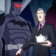 Alfred and Lucious chastising Bruce for acting like a child.